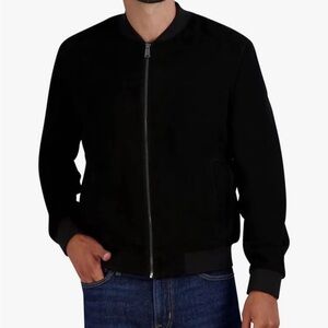 Cole Haan Classic Black Bomber Jacket